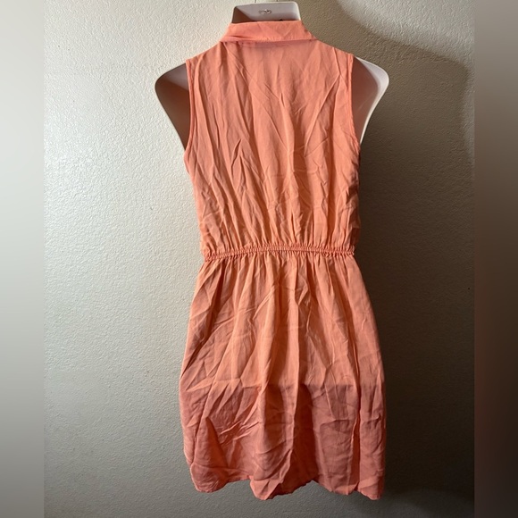 🆕Rue21 Women's Coral Sleeveless Utility Shirt Dress L🆕 - Picture 3 of 10